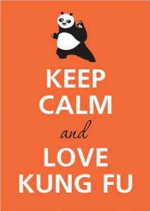 keep calma and kung fu