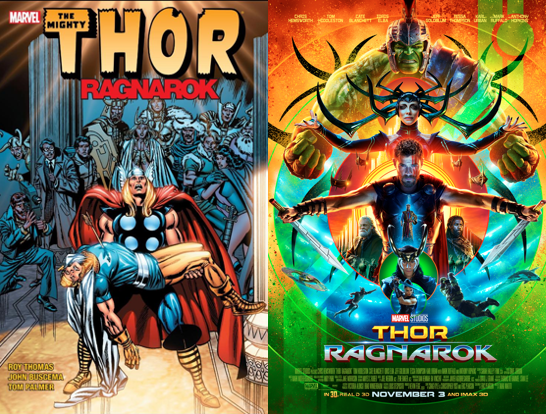 THOR: Ragnarok - Quadrinhos e cinema